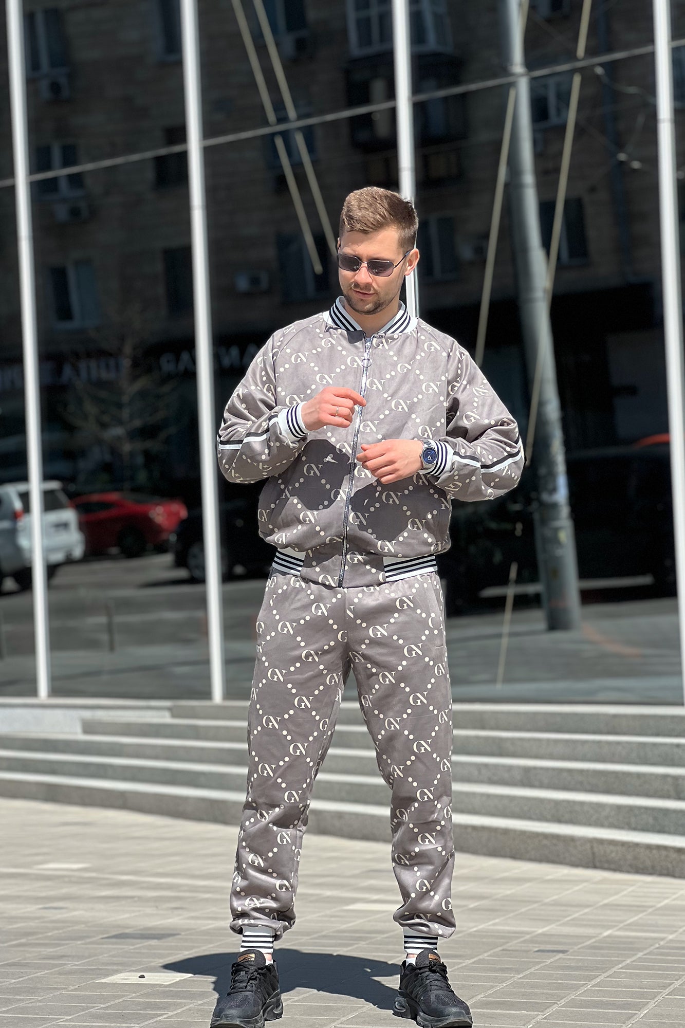 Premium Grey Men's Tracksuit