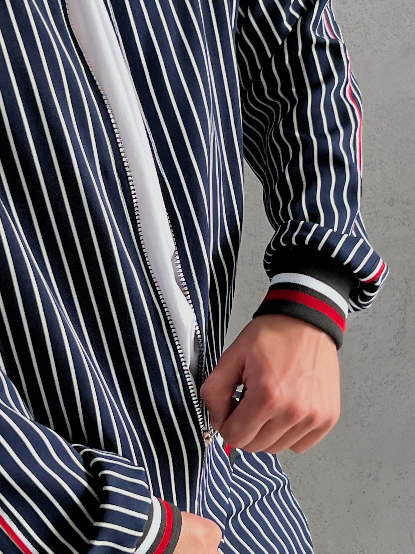 Plaid Tracksuit Men's Set Pinstripe - The Gentlemen Tracksuits