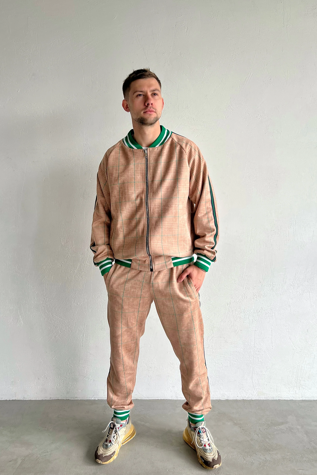 Plaid Tracksuit Men's (Toddlers tracksuits The Gentlemen)