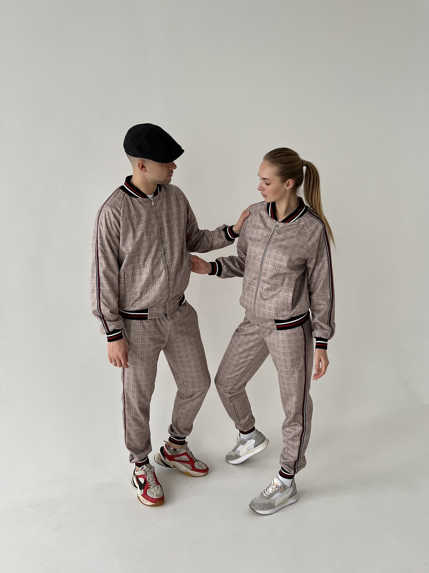 The Gentlemen Plaid Tracksuit Men's
