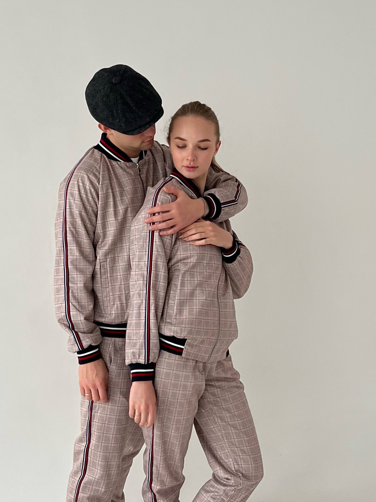 The Gentlemen Plaid Tracksuit Men's