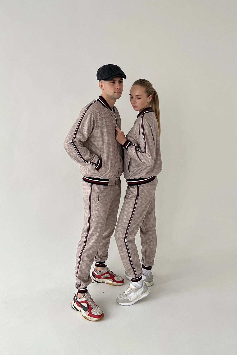 Women's Tracksuit Set in Beige