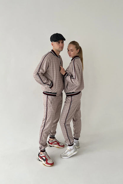 Women's Tracksuit Set in Beige