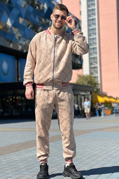 Premium Brown Men's Tracksuit