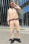 Premium Brown Men's Tracksuit