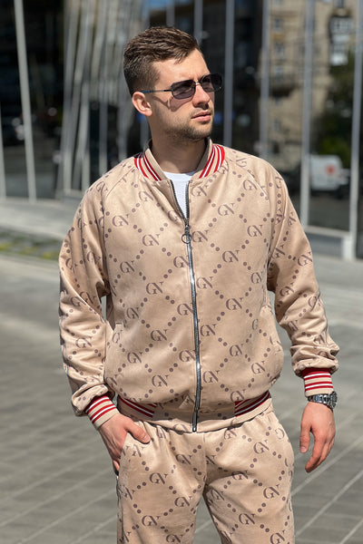 Premium Brown Men's Tracksuit