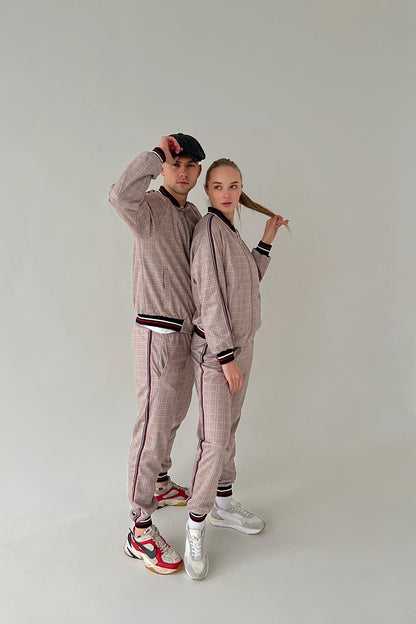 Women's Tracksuit Set in Beige