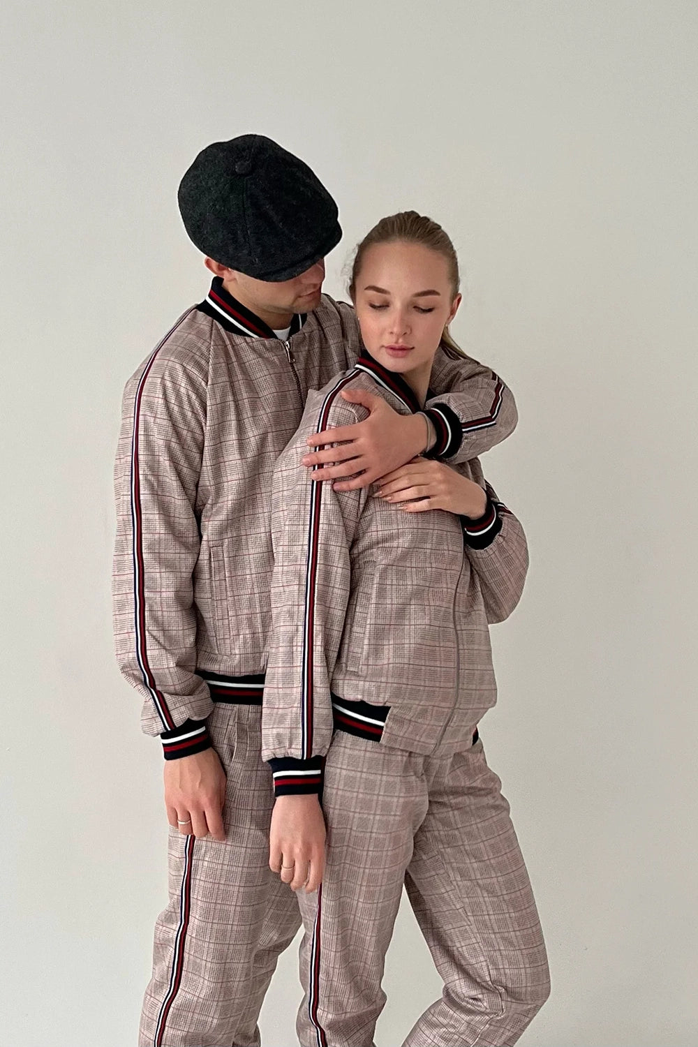 Women's Tracksuit Set in Beige