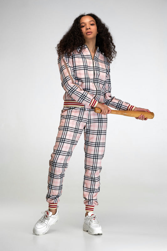 Women's Tracksuit Set in Peach