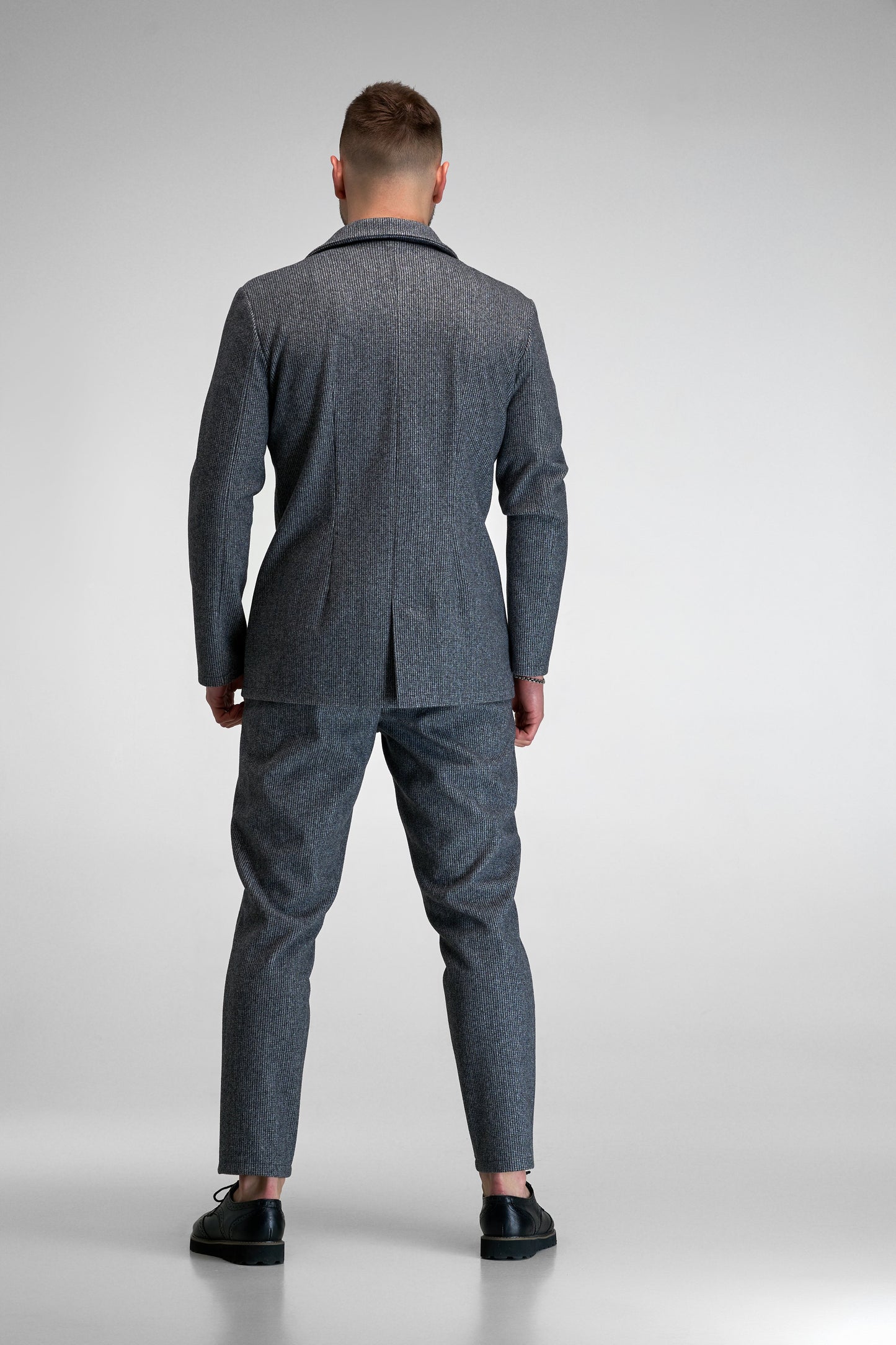 Casual Checked Suit