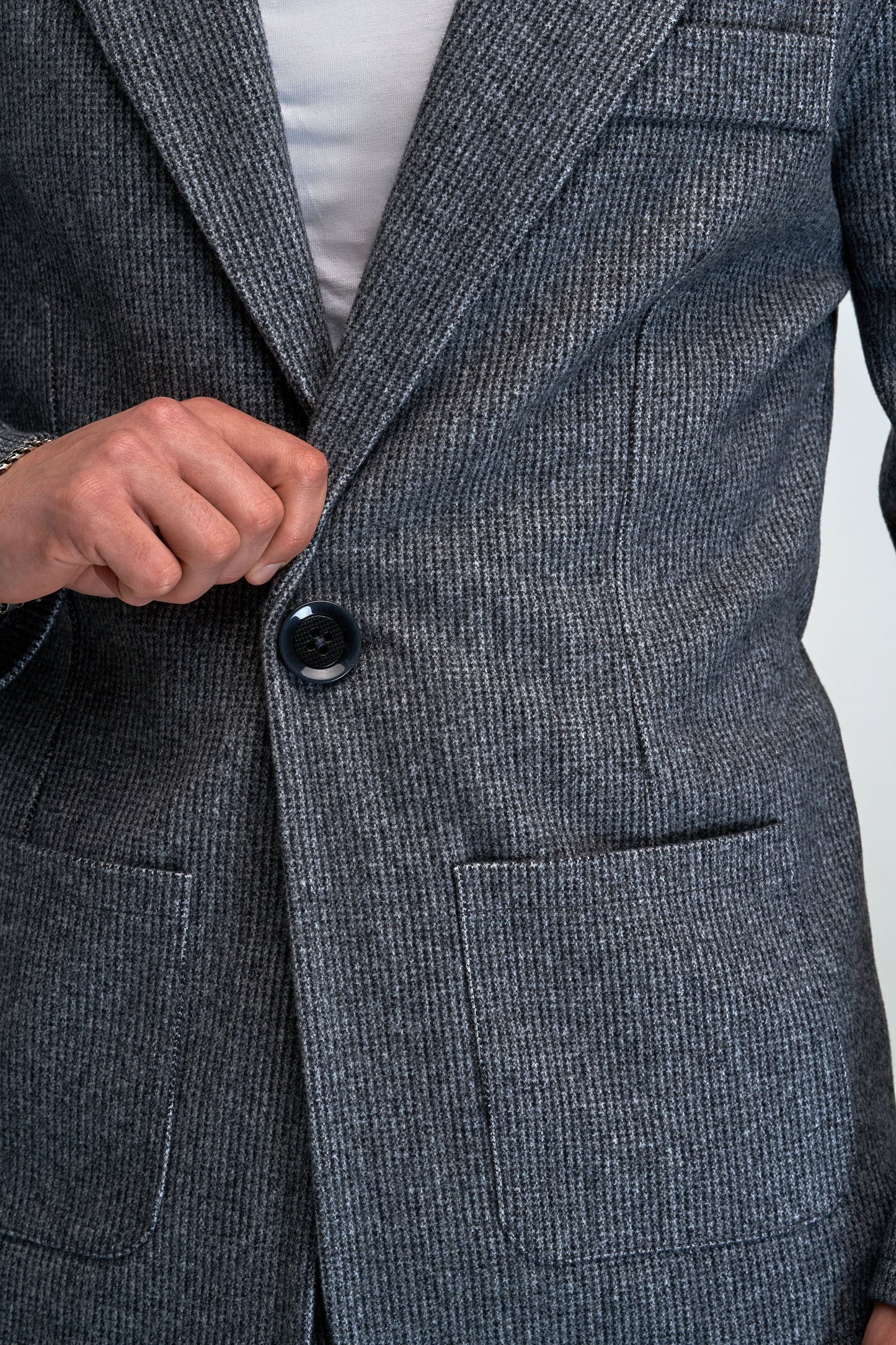 Casual Checked Suit