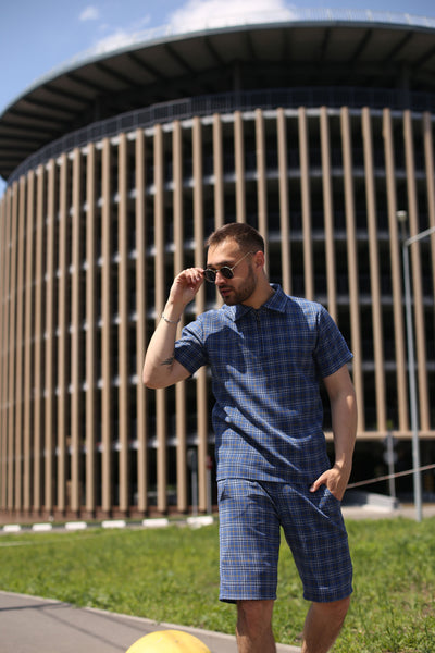 Plaid Summer Sets Men's