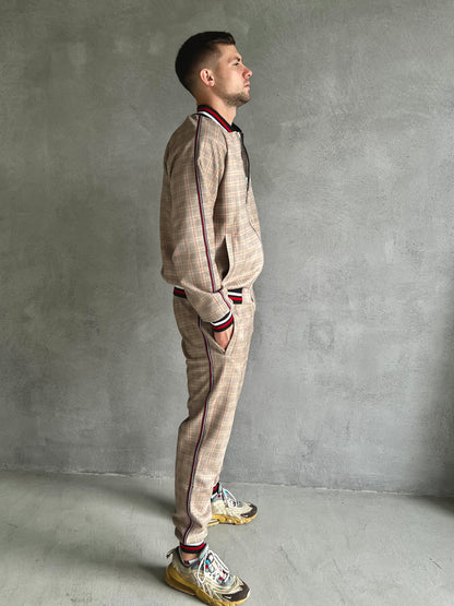 The Gentlemen Plaid Tracksuit Men's