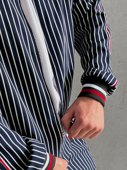 Plaid Tracksuit Men's Set Pinstripe - The Gentlemen Tracksuits