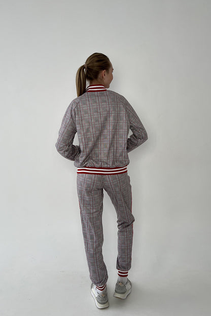 Women's Tracksuit Set in Grey