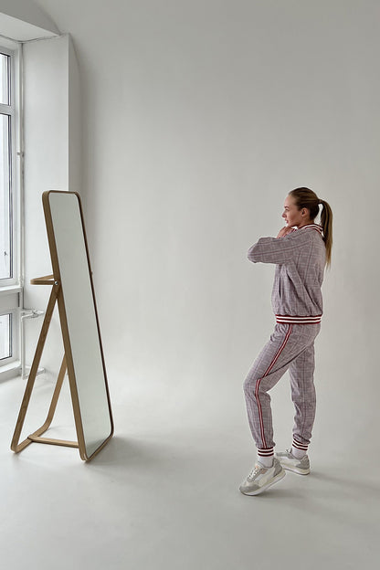 Women's Tracksuit Set in Grey