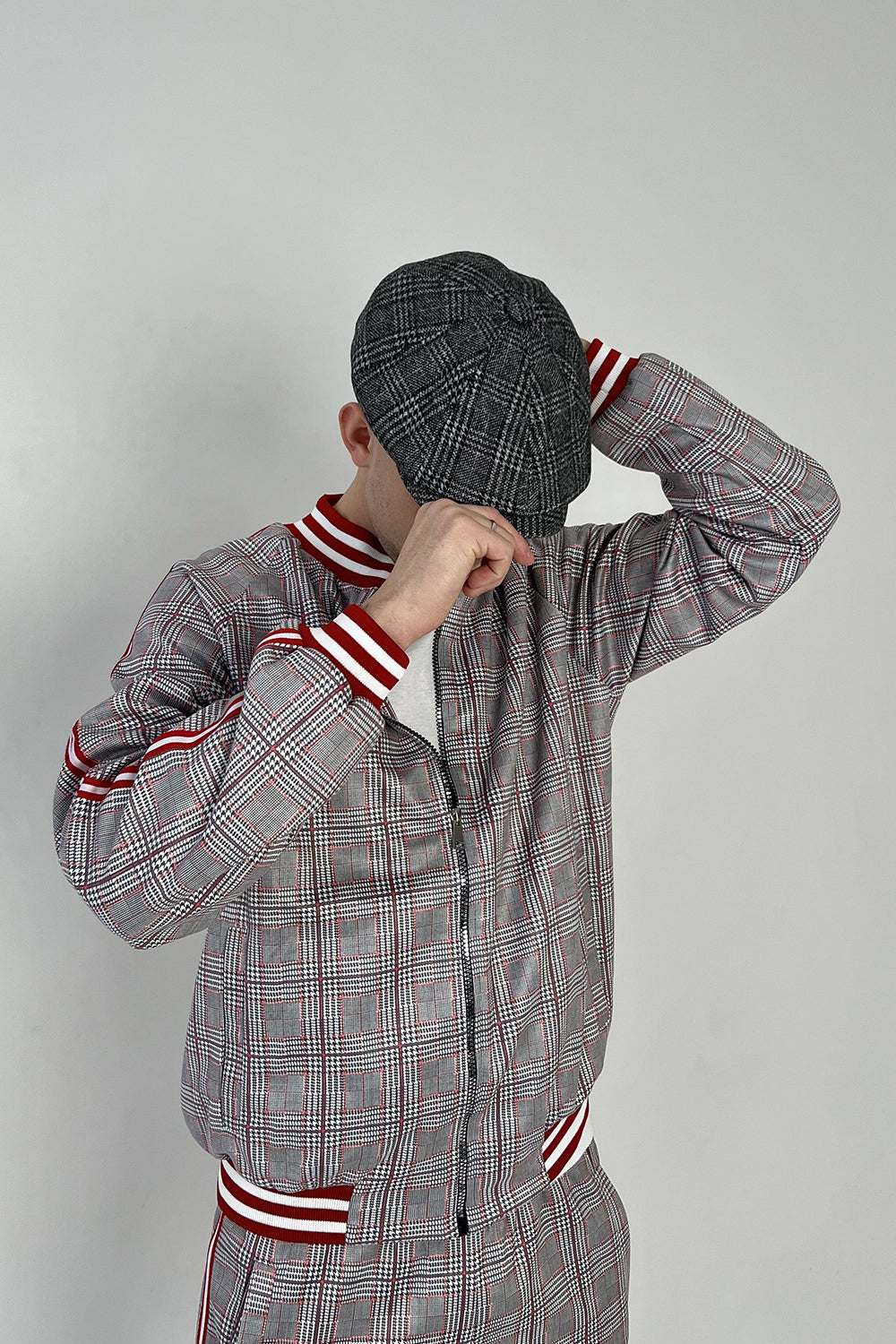 Tartan Tweed Flat Cap