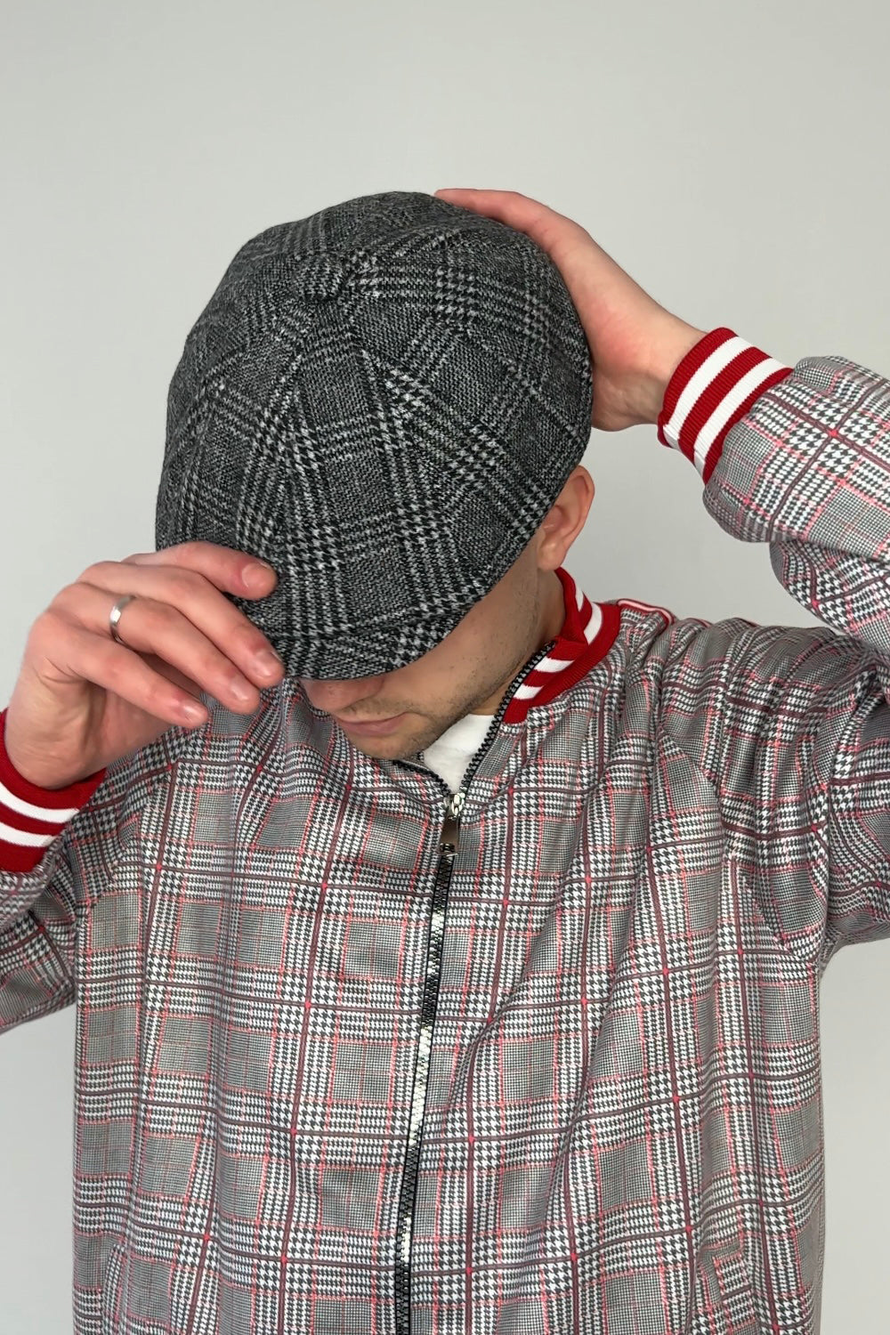 Tartan Tweed Flat Cap