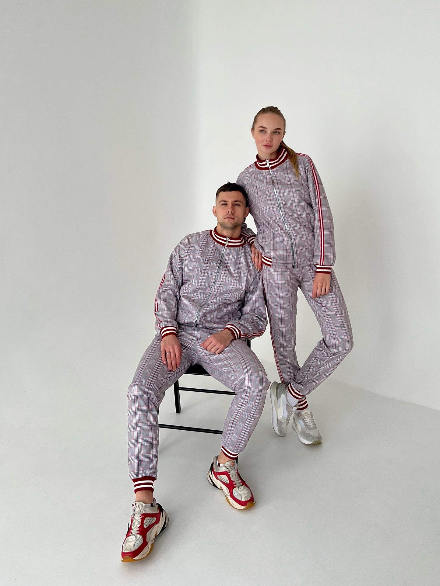 Women's Tracksuit Set in Grey